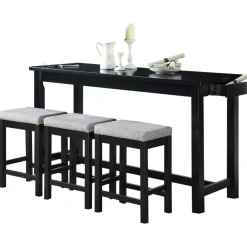 Online American Furniture Galleries Connected Collection 4-Piece Pack Counter Height Set