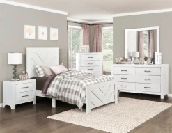 Best American Furniture Galleries Corbin 3-Piece Twin Panel Bed
