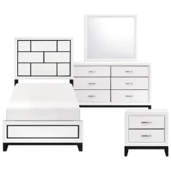 Best American Furniture Galleries Davi 6-Piece Twin Bedroom Set