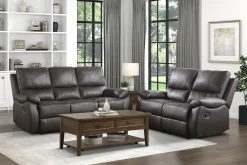 Best American Furniture Galleries Dawson Dual Manual Reclining Sofa