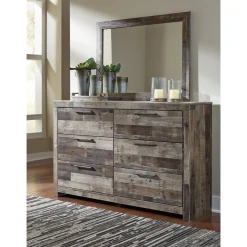 Fashion American Furniture Galleries Derekson Bedroom Mirror