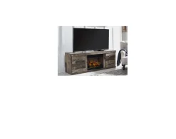 Discount American Furniture Galleries Derekson 60" TV Stand with Electric Fireplace