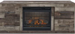 Discount American Furniture Galleries Derekson 60" TV Stand with Electric Fireplace