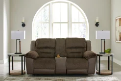 Outlet American Furniture Galleries Dorman Reclining Loveseat With Console