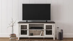 Sale American Furniture Galleries Dorrinson Lg TV Stand W/ Fireplace Option