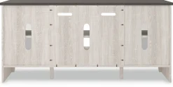Sale American Furniture Galleries Dorrinson Lg TV Stand W/ Fireplace Option