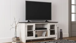 Sale American Furniture Galleries Dorrinson Lg TV Stand W/ Fireplace Option