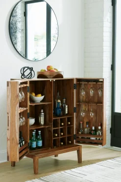 New American Furniture Galleries Dressonni Bar Cabinet