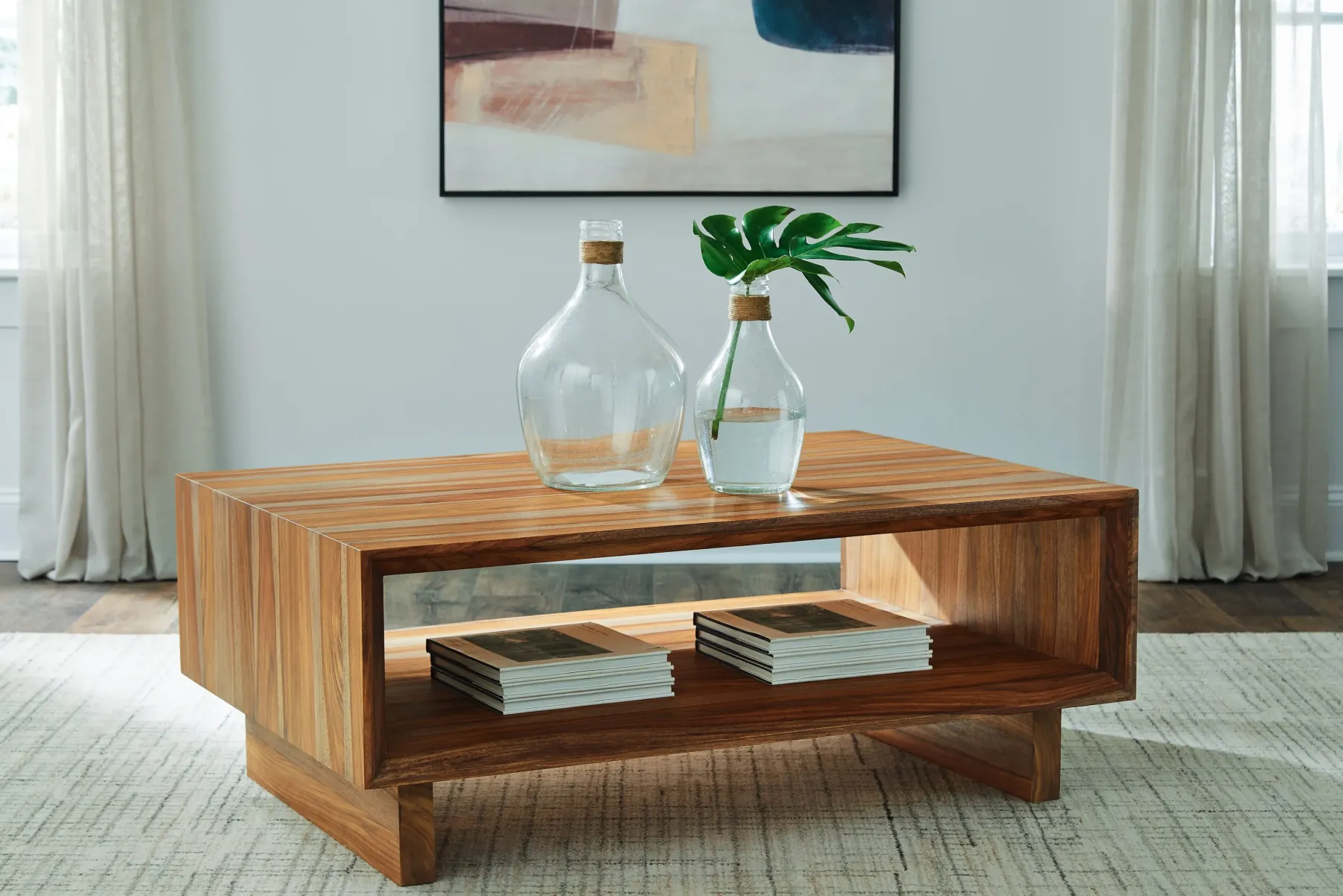 Discount American Furniture Galleries Dressonni Rectangular Coffee Table