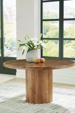 Clearance American Furniture Galleries Dressonni Round Dining Room Table