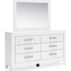 New American Furniture Galleries Druchalla 6-Piece Queen Panel Bedroom Set