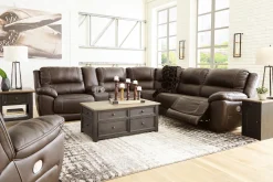Sale American Furniture Galleries Dunleith 6-Piece Power Reclining Sectional