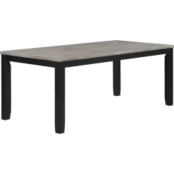 Discount American Furniture Galleries Elodie 78-inch Extension Leaf Dining Table