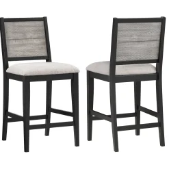 Discount American Furniture Galleries Elodie Wood Counter Chair and