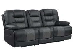 Fashion American Furniture Galleries Fabian Double Reclining Sofa
