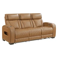 Sale American Furniture Galleries Fairway Dual Power Reclining Sofa