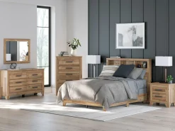 Discount American Furniture Galleries Finaria 6-Piece Full Bookcase Bedroom Set