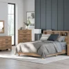 New American Furniture Galleries Finaria 6-Piece Queen Bookcase Bedroom Set