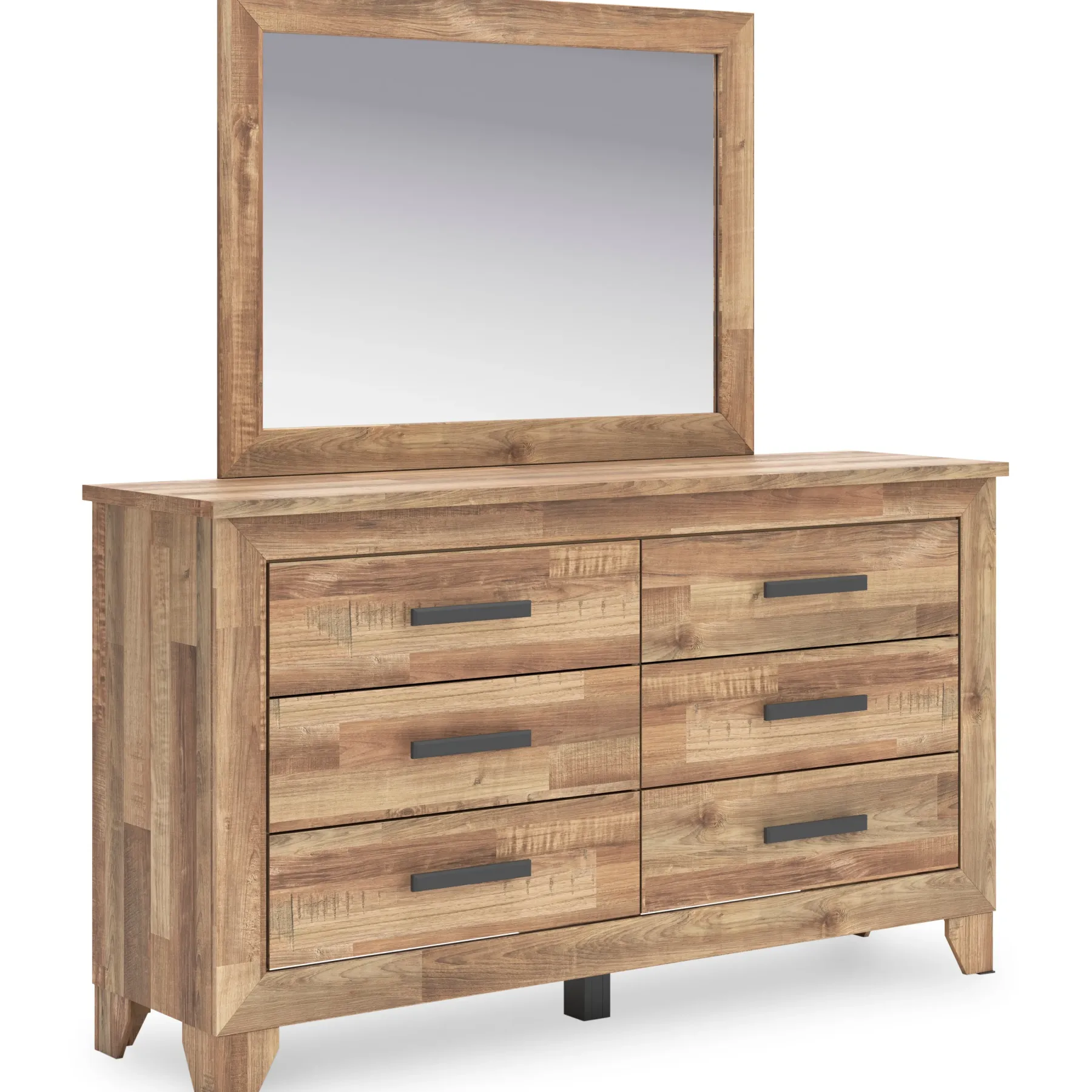 New American Furniture Galleries Finaria 6-Piece Queen Bookcase Bedroom Set