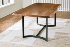 Outlet American Furniture Galleries Fortmaine Rectangular Dining Room Table