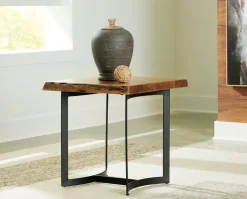Sale American Furniture Galleries Fortmaine Rectangular End Table