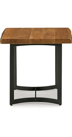Sale American Furniture Galleries Fortmaine Rectangular End Table