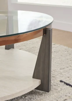 Online American Furniture Galleries Frazwa Round Coffee Table