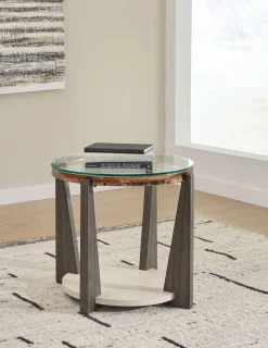 Online American Furniture Galleries Frazwa Round End Table