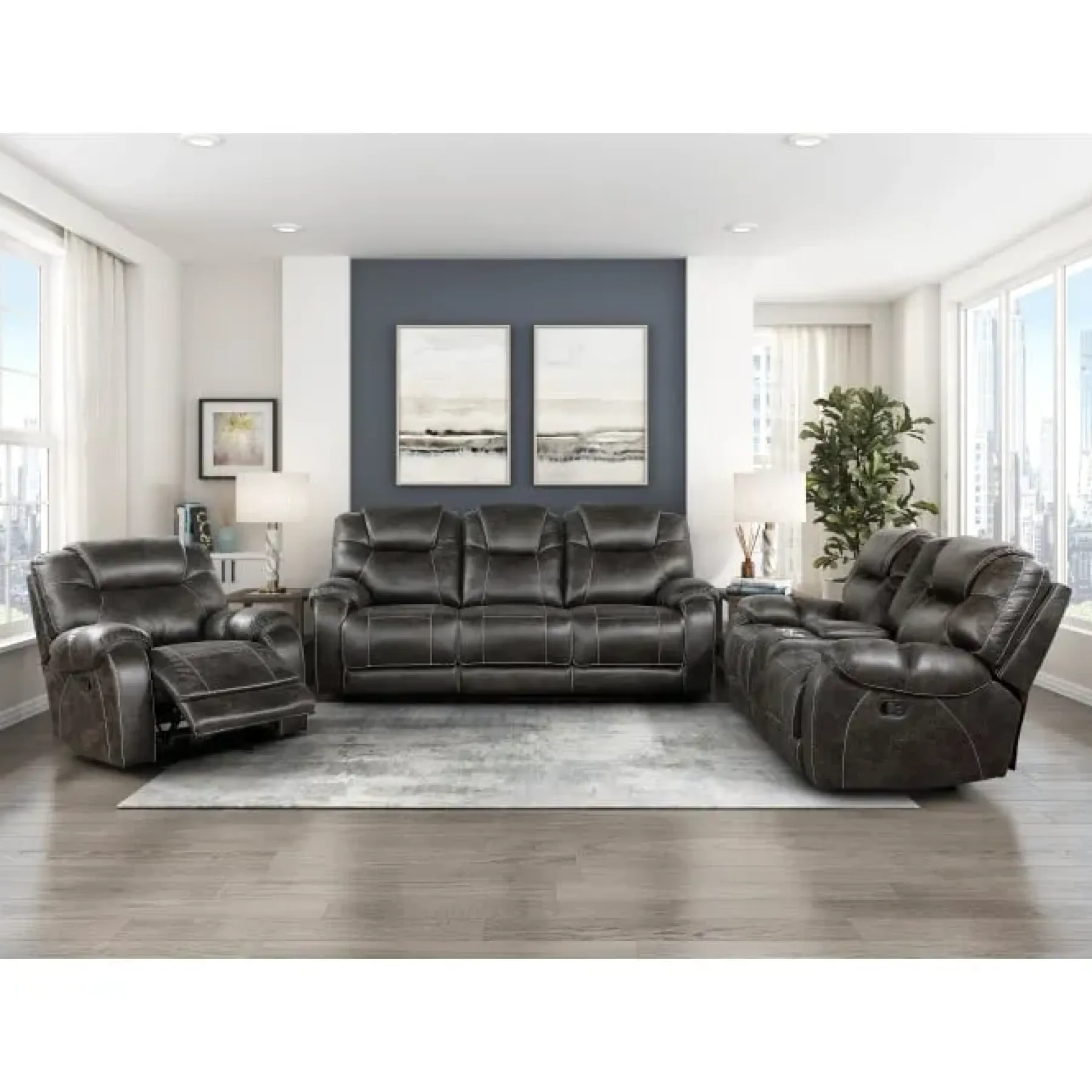New American Furniture Galleries Gainesville Glider Recliner