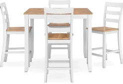 Discount American Furniture Galleries Gesthaven Drm Counter Table Set (5/Cn)