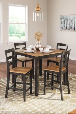 Sale American Furniture Galleries Gesthaven 5-Piece Counter Height Set