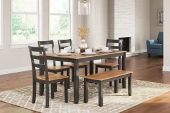 New American Furniture Galleries Gesthaven 6-Piece Dining Set