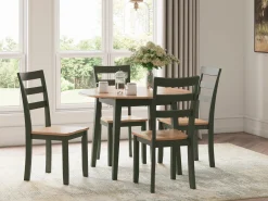 Fashion American Furniture Galleries Gesthaven 5-Piece Round Dining Set