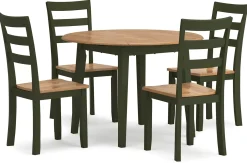 Fashion American Furniture Galleries Gesthaven 5-Piece Round Dining Set