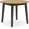 Sale American Furniture Galleries Gesthaven Round Drm Drop Leaf Table