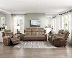 Online American Furniture Galleries Glendale Double Reclining Sofa