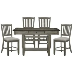 Outlet American Furniture Galleries Granby 5-Piece Counter-Height Dining Set