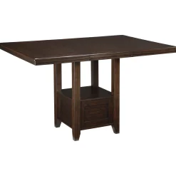 New American Furniture Galleries Haddigan Rectangular Dining Room Counter Ext. Table