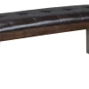 New American Furniture Galleries Haddigan Upholstered Dining Room Bench