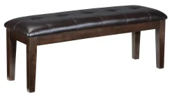 New American Furniture Galleries Haddigan Upholstered Dining Room Bench
