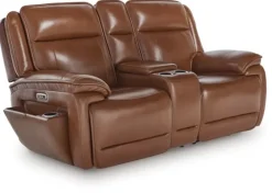 Discount American Furniture Galleries Healy Pier Pwr Rec Loveseat/Con/Adj Hdrst