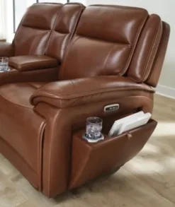 Discount American Furniture Galleries Healy Pier Pwr Rec Loveseat/Con/Adj Hdrst