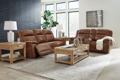 Discount American Furniture Galleries Healy Pier Pwr Rec Loveseat/Con/Adj Hdrst