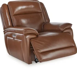 Sale American Furniture Galleries Healy Pier Pwr Recliner/Adj Headrest