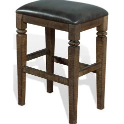 Outlet American Furniture Galleries Homestead Backless Stool w/ Cushion Seat