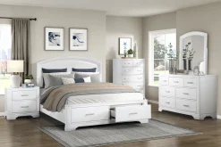 Sale American Furniture Galleries Hudson 6-Piece Full Storage Bedroom Set