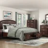 New American Furniture Galleries Hudson 6-Piece Full Storage Bedroom Set