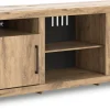 Best American Furniture Galleries Hyanna LG TV Stand w/Fireplace Option