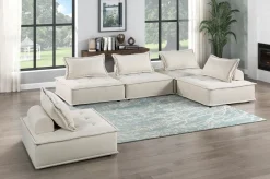Outlet American Furniture Galleries Inman 5-Piece Modular Sectional Sofa