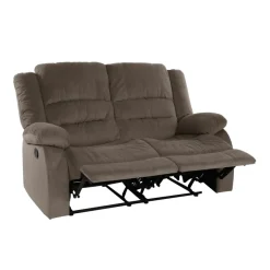 New American Furniture Galleries Jarita Double Manual Reclining Loveseat